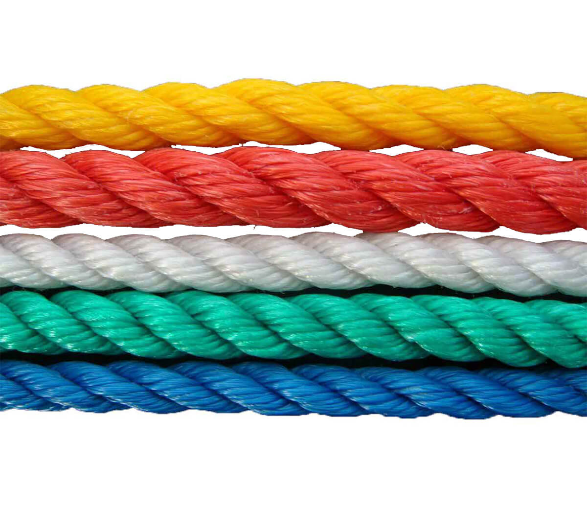 Twisted Multicolor Polypropylene Rope s, For Industrial, Size: 4